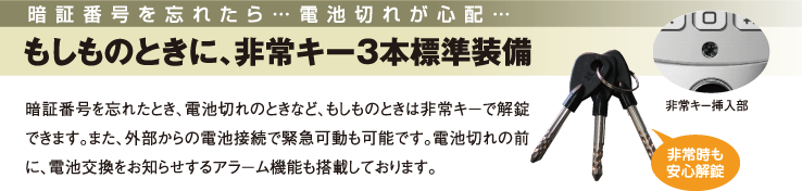 電子錠 動画あり ID-202JPB-Re レッドおしゃれ 室内機：横型 非常キー搭載 暗証番号式 ロックマンジャパン 土日祝日も毎日発 金物、部品